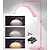 preiswerte LED-Stehlampe-LED-Stehlampe 24 Zoll Halbkreislicht mit Telefonclip Stehlampe 360 Grad drehbar schwarz