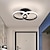 abordables Luces de techo regulables-Lámparas de pasillo LED negras y doradas, modernas lámparas de techo LED similares a luces de techo, ideales para pasillos, dormitorios, baños, cocinas y balcones.