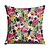 voordelige bloemen &amp; planten stijl-Schilderij Bloemen Decoratieve Toss Kussensloop 1PC Zachte Vierkante Bankkussen Case Kussenhoes voor Slaapkamer Woonkamer Sofa Stoel