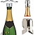 billige Køkkenredskaber og gadgets-champagneflaskeprop i rustfrit stål vakuumforseglet mousserende champagnevinflaskebeskytterprop hætte flaskeåbner barværktøj bærbart rustfrit låseprop for champagnemousserende vinflaske