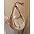 abordables Sacs à bandoulière-Sac à bandoulière en paille tissée à la main de grande capacité pour femme - Sac à bandoulière bohème avec poche avant, sac fourre-tout de plage d&#039;été, sac fourre-tout de voyage décontracté pour les vacances, le shopping et l&#039;utilisation quotidienne