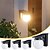 cheap Outdoor Wall Lights-1PC Solar Outdoor Light Wall Lamp Courtyard Balcony Decoration Outdoor Waterproof Patio Lamp Home Garden Layout Fence Ambient Light