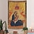 billige Middelalderlig væv-Middelalder Tapestry Middelalder Tapestry Byzantinsk Kunst Stor Tapestry Murmaleri Dekor Fotograf Baggrund Hjem Soveværelse Stue Madonna of Humility The Blessing Christ To Engel og en Donor