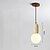 billige Pendellys-28 cm Globedesign Hengende lanternedesign Geometriske former Anheng Lys Stein Glass Kunstnerisk Stil Gammeldags stil Klassisk Årgang Land 110-120V 220-240V