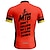 ieftine Tricouri pentru bărbați-Bărbați Jersey de ciclism Manșon scurt Bicicletă Tricou Tee Jerseu cu 3 buzunare spate Ciclism montan Respirabil Uscare rapidă Proiectare anatomică Wicking Galben Rosu Albastru Sport Îmbrăcăminte
