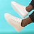 cheap Casual Sneakers-Men's Red Leather Sneakers with Sleek Design - Bold Casual Streetwear for Everyday Comfort