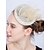 cheap Fascinators-Headdress Sinamay Fedora Hat Horse Race Vintage Cute With Pearl Headpiece Headwear