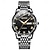economico Orologi meccanici-OLEVS Orologio da Uomo Meccanico Moda Casual Orologio da Polso Automatico Autovettore Calendario Data Settimana Orologio in Acciaio