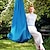 voordelige Koel buiten-verstelbare elastische 100*280cm binnen- en buitenhangmat van stof voor yoga, kamperen, picknick - schommelhangmat