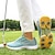 preiswerte Herren Golfschuhe-Herren Sneaker Golfschuhe Mikrofaser Wasserdicht Bequem Rutschfest Schnürung Schwarz / weiss Gelb Blau