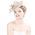 billige Coiffer-Hodeplagg Polyester Faux Lin Linse Fedora Hatt Bryllup Elegant Vintage Med Fjær Hodeplagg