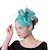 voordelige Bruiloften &amp; Feesten-Helm Sinamay Bruiloft Avond Feest Elegant Bruiloft Met Pure Kleur Helm Hoofddeksels