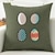 voordelige Vakantie kussensloop-Paas Eieren Decoratieve Gooi Kussenshoes 1PC Zacht Vierkant Bank Kussenhoes Kussenhoes voor Slaapkamer Woonkamer Bank Stoel Zwart Blauw Groen