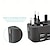 baratos eletrodomésticos-adaptador de viagem universal plugue multipinos porta usb dupla tomada carregador conversor eu eua reino unido au plugue disponível