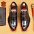 billige Premium læder loafers-slip-on loafers i sort okskind til mænd med kontrast orange accent, formel stil til forretning og særlige begivenheder