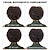 cheap Black &amp; African Wigs-Synthetic Wig Wavy Curly Weave Short Bob Asymmetrical Machine Made Wig 30 inch A1 Synthetic Hair Women's Classic Comfortable Color Gradient Brown