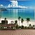 billige Ocean Beach Tapestry-Landskab Hav Palme Træer Hængende Tapestry Vægs Kunst Stor Tapestry Murmaler Decor Fotograf Baggrund Tæppe Gardin Hjem Soveværelse Stue Dekoration