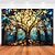 voordelige Levensboom Wandtapijt-Levenboom Hangend Wandtapijt Wanddecoratie Groot Wandtapijt Muurschildering Decor Fotografie Achtergrond Dekbed Gordijn Huis Slaapkamer Woonkamer Decoratie Glas-in-loodkathedraal