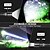 abordables Lampes torches tactiques-Lampes de poche rechargeables haute luminosité, longue portée de 1 500 m, LED super brillante, petite lampe de poche tactique puissante avec fonction mémoire, 6 modes, lampe de poche étanche pour le