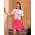 cheap Polos &amp; Quarterzips-Women&#039;s Golf Polo Shirt Yan pink Denim Blue Short Sleeve Top Ladies Golf Attire Clothes Outfits Wear Apparel