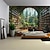 abordables paisaje tapiz-Tapestry colgante de paisaje estanterías de bosque arte mural decoración gran tapiz fondo fotográfico manta cortina decoración para el hogar dormitorio sala de estar