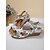economico Sandali Comodi-sandali aperti con velcro per donna - sandali con zeppa comodi e casual estivi per camminare e viaggiare