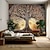 economico Arazzo dell'Albero della Vita-Arazzo Albero della Vita Appeso Arte da Parete Grande Arazzo Murale Decorazione Fotografica Sfondo Coperta Tenda Casa Decorazione Camera da Letto Soggiorno