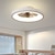 abordables Luces de techo regulables-2-luz 50 cm Regulable Ventilador de techo Metal Acrílico Moderno Estilo nórdico 220-240V