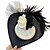 voordelige Bruiloft Zendspoel-Helm Veren Sinamay Bruiloft Avond Feest Elegant Bruiloft Met Veer Helm Hoofddeksels