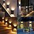 cheap Outdoor Wall Lights-4PCS LED Solar Outdoor Wall Lights Waterproof Up and Down Lighting 2LED Outdoor Waterproof Fence Light Suitable for Yard Garage Porch Garden Decoration
