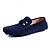 billiga Slip-ons och loafers till herrar-vinröd mocka loafers för män – slip-on körmockasiner med metallaccent för vardags- och affärskläder