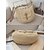 abordables Sacs à bandoulière-Sac à bandoulière en paille tissée à la main de grande capacité pour femme - Sac à bandoulière bohème avec poche avant, sac fourre-tout de plage d&#039;été, sac fourre-tout de voyage décontracté pour les vacances, le shopping et l&#039;utilisation quotidienne