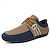 billige Herresneakers-mænds nylon afslappede slip-on sko med kontrasterende teksturer - perfekt til dagligt slid og fritidsaktiviteter