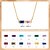 preiswerte Geschenke-Personalisierte individuelle Geburtsstein-Halskette Individuelles bestes Geschenk für Mama Schmuck mit einzigartigem Geburtsstein für Ehefrau oder Partner