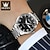 economico Orologi meccanici-OLEVS Orologio da Uomo Meccanico Moda Casual Orologio da Polso Automatico Autovettore Calendario Data Settimana Orologio in Acciaio