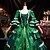 abordables Vestidos-Vintage Rococó Renacimiento Maxi Vestidos Normal Julieta Princesa Novia Plisado Ostentoso Princesa Escote Redondo Disfraz Mujer Víspera de Todos los Santos Carnaval Mascarada Rendimiento Fiesta