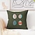 voordelige Vakantie kussensloop-Paas Eieren Decoratieve Gooi Kussenshoes 1PC Zacht Vierkant Bank Kussenhoes Kussenhoes voor Slaapkamer Woonkamer Bank Stoel Zwart Blauw Groen