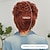 billiga Peruker i toppkvalitet-Syntetiska peruker Jerrylockar Lockig väv Pixie-frisyr Asymmetrisk frisyr Maskingjord Peruk 10 tum A1 Syntetiskt hår Dam Klassisk Färggradient Hår med highlights / balayage Flerfärgad