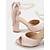 abordables Demoiselle d&amp;#39;honneur-Sandales roses poudrés à talons carrés pour demoiselles d'honneur – escarpins de mariage en satin à bout ouvert, chaussures habillées à talons hauts épais avec bride cheville ornée de perles et nœud papillon, parfaites pour le cortège nuptial, la cérémoni