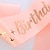 abordables Suministros para Fiesta de Cumpleaños-Diadema y faja para fiesta de cumpleaños (2 piezas/juego), kit de suministros para fiestas, tiara para cumpleañera, faja para fiesta de cumpleaños, cinturón de celebración y tocado para niñas
