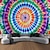 abordables Tapisserie Mandala-Tapisserie Murale Mandala Bohème Suspendue Tie Dye Art Mural Grande Tapisserie Décor Photographie Toile de Fond Couverture Rideau Décoration Maison Chambre Salon