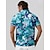 cheap Tops-Men&#039;s Golf Polo Shirt Blue Short Sleeve Top Golf Attire Clothes Outfits Wear Apparel