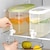 voordelige Waterflessen-drankdispenser voor koelkast, drankcontainer voor feestjes, 1 gallon, koudwaterkan, limonadekraam, sapkan met kraantje