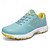 preiswerte Herren Golfschuhe-Herren Sneaker Golfschuhe Mikrofaser Wasserdicht Bequem Rutschfest Schnürung Schwarz / weiss Gelb Blau