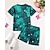 economico Visione 3D della Ragazza &amp; Splendore-Ragazze 3D Farfalla T-shirt &amp; Pantaloncini Set Manica Corta Estate Primavera Sport Moda Quotidiano Bambini 4-12 Anni Girocollo All'aperto Vacanza Sportivo Vestibilità su misura