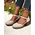 baratos década de 1950-sapatos mary jane vintage vazados femininos – sandálias confortáveis de salto baixo com tira ajustável para uso casual e de verão