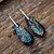 abordables Boucles d&#039;oreilles-Femmes Boucles d&#039;oreilles Classique Goutte Élégant Des boucles d&#039;oreilles Bijoux Argent / Noir et Or / Preto e Prateado Pour Mariage Soirée 1 Paire