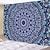 economico Arazzo Mandala-Arazzo Mandala Bohemien Appeso Arte da Parete Grande Arazzo Murale Decorazione Fotografica Sfondo Coperta Tenda Casa Decorazione Camera da Letto Soggiorno Blu