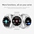 abordables Relojes inteligentes-696 JSwatch6Max Reloj inteligente 1.43 pulgada Smartwatch Reloj elegante Bluetooth ECG + PPG Podómetro Recordatorio de Llamadas Compatible con Android iOS Mujer Hombre Llamadas con Manos Libres