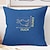 voordelige Vakantie kussensloop-Paas Decoratieve Gooi Kussenshoes 1PC Grappige Konijn Zacht Vierkant Bank Kussenhoes Kussenhoes voor Slaapkamer Woonkamer Bank Stoel Zwart Blauw Groen